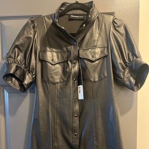 Kooples faux leather dress